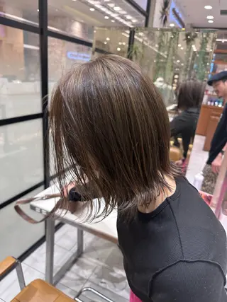ミディアム 丸みショートボブ Narumi✂︎のヘアスタイル