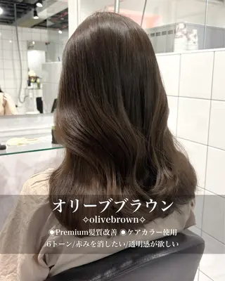 ロング カラー 表参道♡暗髪♡ 艶カラー♡アユミのヘアスタイル