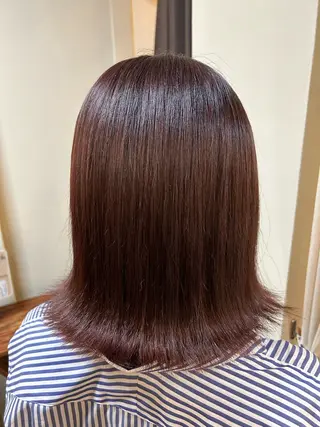 ミディアム 水谷 菜央のヘアスタイル