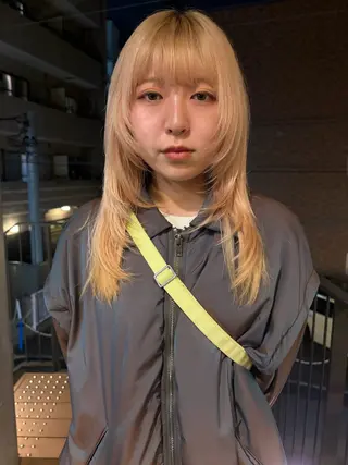 ロング YUUKI/ウルフ .ボブパーマのヘアスタイル