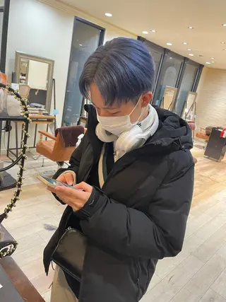カラー メンズ 松尾 遥花のヘアスタイル