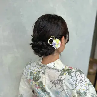 ヘアアレンジ レイヤーカット✂︎池 袋個室サロンkumaのヘアスタイル