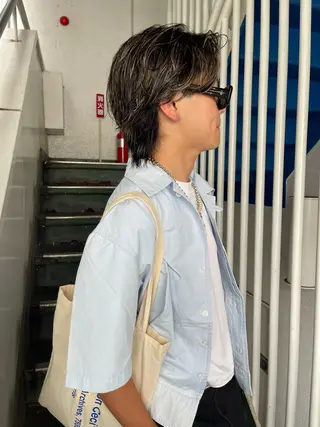 メンズ メンズカット パーマ[佐橋]のヘアスタイル