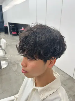 パーマ メンズ 名駅/メンズ特化/ 大人ヘア💗信岡 和のヘアスタイル