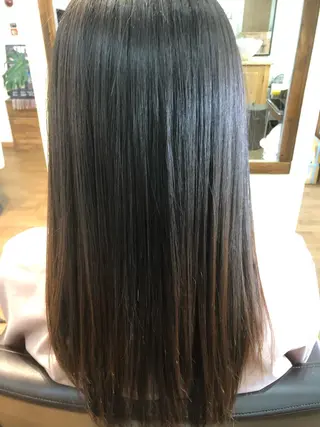 ロング 福田 竜士のヘアスタイル