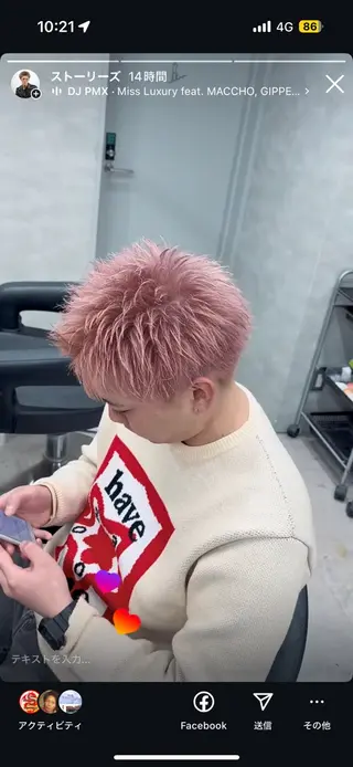 カラー メンズ 💎メンズ特化💎 tomokiのヘアスタイル