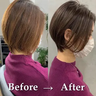 ショート カラー 北間 寛哉のヘアスタイル