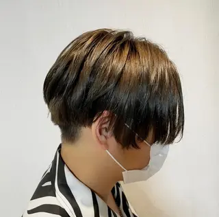 カラー メンズ ナチュラル🧡可愛い MINAMIのヘアスタイル