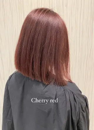ミディアム カラー ヘアアレンジ 🥀暖色韓国ヘア💕 保科侑花のヘアスタイル