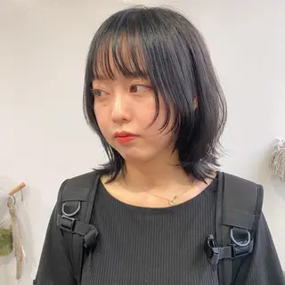 ミディアム カラー 中屋恵美🎨 Designカラーのヘアスタイル