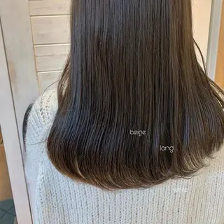 ロング カラー 艶ベージュ/オリーブ カラー🫒airiのヘアスタイル