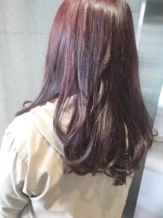セミロング ヒラヤマ ユウスケのヘアスタイル