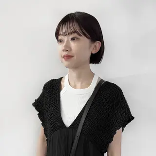 ショート 小山夕稀/ニュアンス パーマ/新城のヘアスタイル