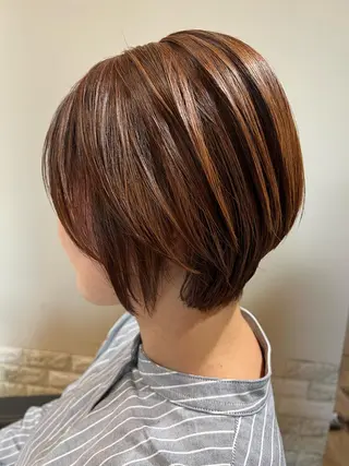 ミディアム カラー 関口 友行のヘアスタイル