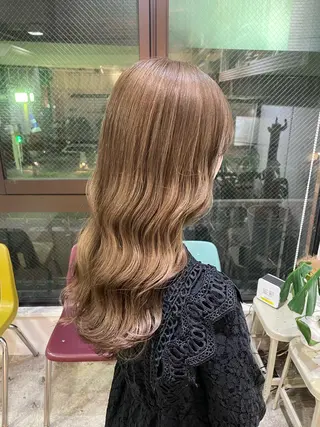 セミロング カラー ヘアアレンジ ☂️カトウ ケイゴ☂️のヘアスタイル