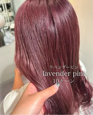 セミロング 金気 真央のヘアスタイル