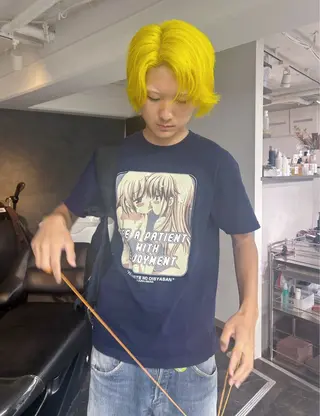 カラー メンズ カットモデル大募集 IDE AYANEのヘアスタイル