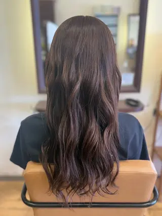 ロング カラー yuzuki 【北谷】のヘアスタイル