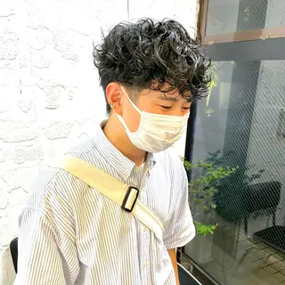 パーマ メンズ 🔥メンズショート 職人🔥大澤龍也のヘアスタイル