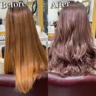 ロング カラー Soleria 田中慎一のヘアスタイル