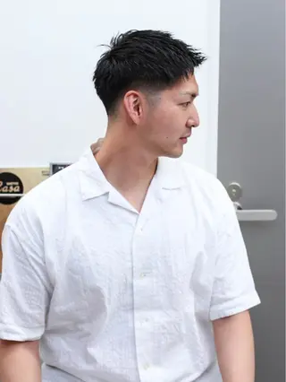 メンズ メンズカット 鈴木ルナのヘアスタイル