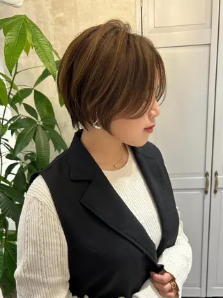 ショート 小野 明日香のヘアスタイル