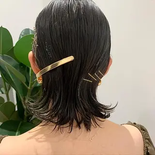 ミディアム ヘアアレンジ KAWATOKO MISUZUのヘアスタイル