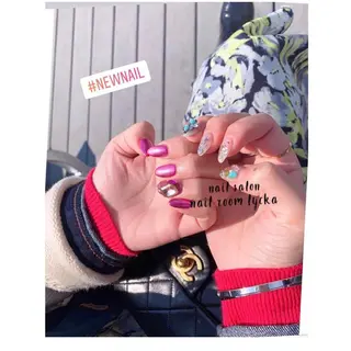 ネイル ﾈｲﾙﾙｰﾑﾘｯｶ 𝐦𝐚𝐲𝐮のネイルデザイン