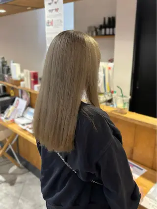 カラー はっとり ななせのヘアスタイル