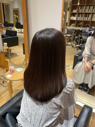 セミロング パーマ 縮毛矯正/レイヤー 🌙児玉光瑠のヘアスタイル