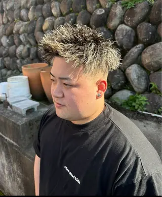 ショート カラー メンズ 菅原 大空のヘアスタイル