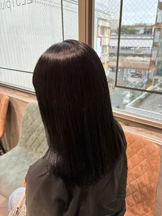 ミディアム カラー りあの🎀 /暖色カラー🍒のヘアスタイル