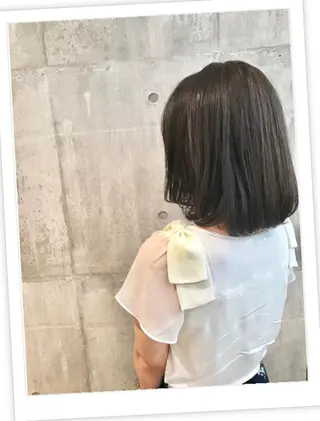 ミディアム カラー パーマ ヘアアレンジ メンズ キッズ ネイル マツエク・マツパ EnBlesS西宮 マンツーマン神道有基のヘアスタイル
