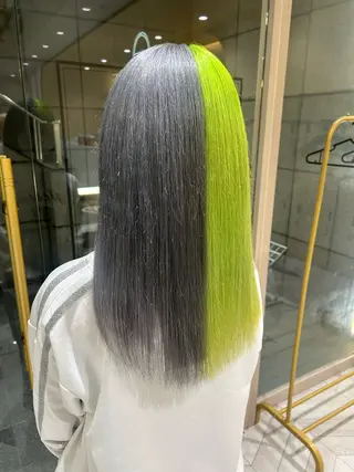 セミロング カラー 🇰🇷レイヤー/ト レンドまつげ🎀ミキのマツエク・マツパデザイン