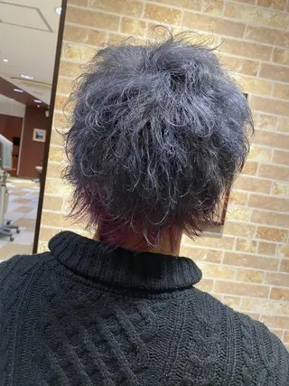 カラー メンズ 🦋店長🦋 ほんさわ みずきのヘアスタイル