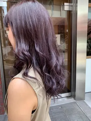 ロング カラー メッシュ&パーマ特化 🔥山田雄大🔥のヘアスタイル