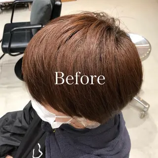 ショート カラー メンズ レディースヘア💫 加藤たいが🐯のヘアスタイル