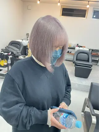 ミディアム カラー パーマ ヘアアレンジ メンズ キッズ ネイル マツエク・マツパ アイブロウ Eirデザイナーズ サロン茶屋町tomoのヘアスタイル