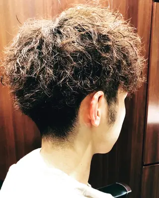 ミディアム パーマ 横浜 カット全般 大槻のヘアスタイル