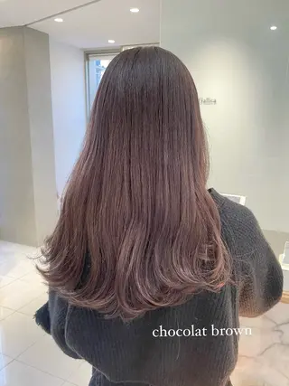 ロング カラー ヘアアレンジ 🫧柔色/トレンド カラー/川辺晴加のヘアスタイル