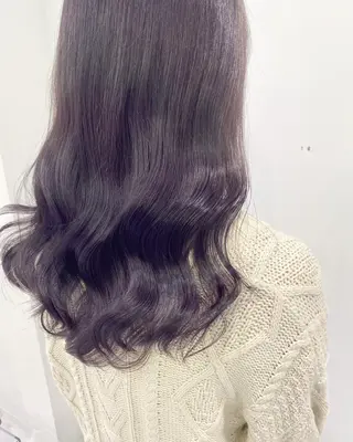 セミロング カラー ブリーチなし暖色 💗AKARI💗のヘアスタイル