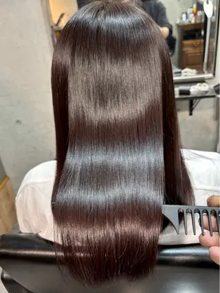 ミディアム ショートボブ髪質改善 縮毛矯正のプロ山道潤のヘアスタイル