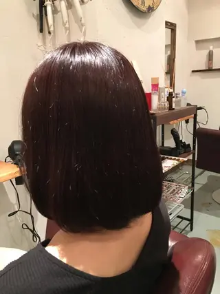 ミディアム カラー Hair salon The hiveのヘアスタイル