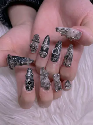 ネイル 長さだし専門店 M2　rikaのネイルデザイン