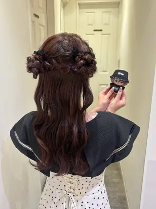 🇰🇷韓国レイヤー 多幸感メイク🤍のヘアスタイル