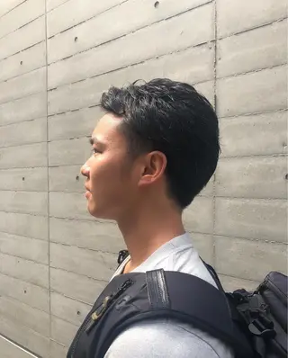 メンズ ✨色持ちの良い艶 カラー✨蟹江真世のヘアスタイル