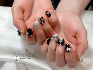 ネイル MoriseNail Jr研修💜はるかのネイルデザイン