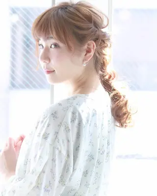 ロング ヘアアレンジ 柳澤 興輝のヘアスタイル