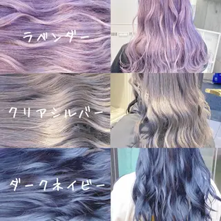 ミディアム カラー ヘアアレンジ TAKUMAブリーチ /切りっぱなし🪽のヘアスタイル