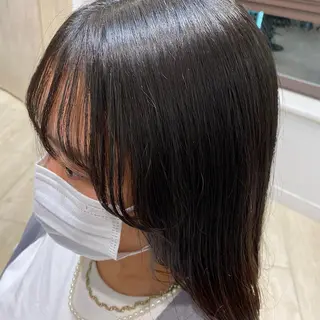 セミロング equal銀座 黒田💚のヘアスタイル